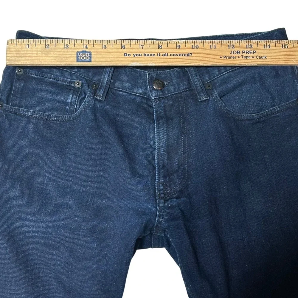 Ralph Lauren Purple Label Slim Fit Jeans Mens 32x24 Dark Indigo Blue Made Italy